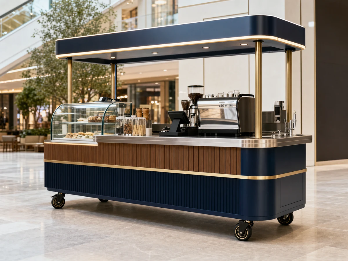 Juice Kiosk by Benson Fixtures