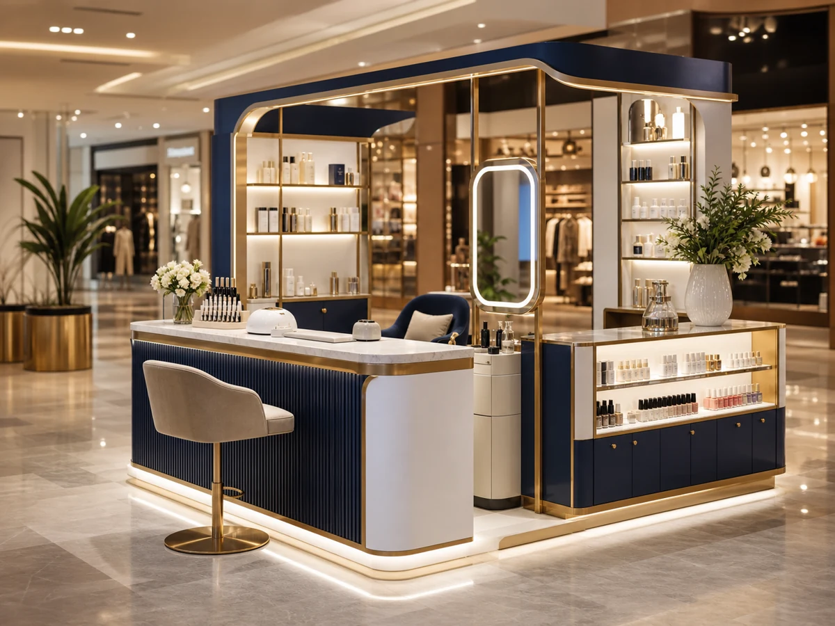 Cosmetic Kiosk by Benson Fixtures